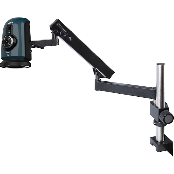 ASH Digitalmikroskop OMNI 3 Gelenkstativ 5-fach-Objektiv LED Ringlicht Autofokus - Digital-Mikroskop OMNI 3