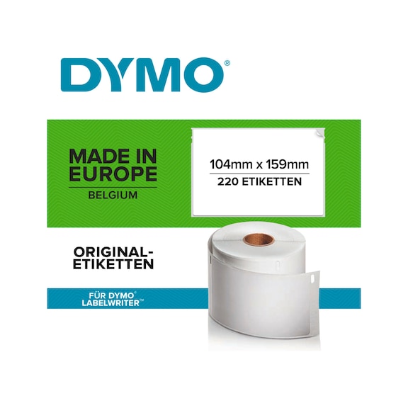 Papier-Etiketten selbstklebend für DYMO LabelWriter Geräte