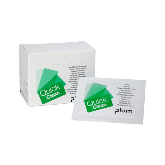 QuickClean wound wipes