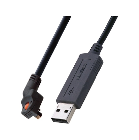 Mikrometreler için MITUTOYO 06AFM380B USB bağlantı kablosu 2 m modeller - USB bağlantı kablosu