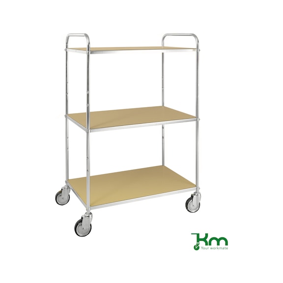 ESD shelf trolley, load capacity 250 kg