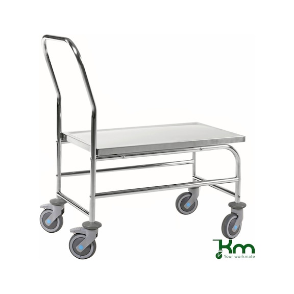 C3-S platform trolley with high stainless steel load area