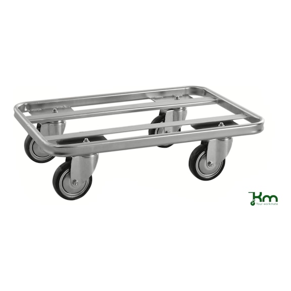Transport roller made of steel tubing, zinc-plated, ESD