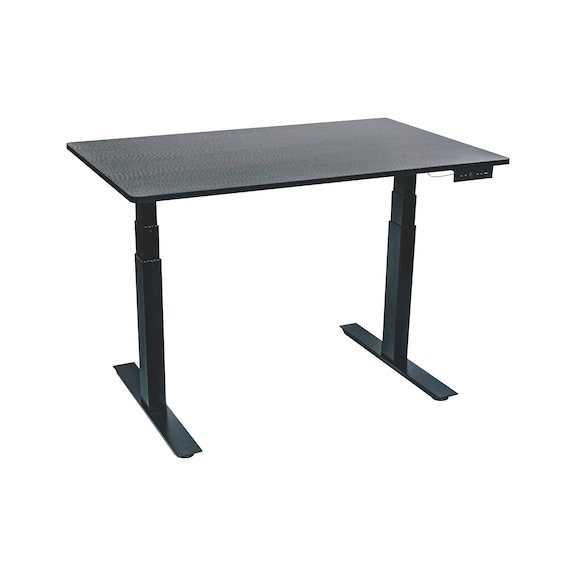 Desk height-adjustable, electrical