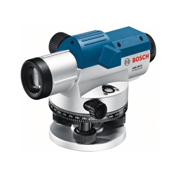 BOSCH Optisches Nivelliergerät GOL 20 G, mit Messlatte GR 500 Nr.061599404P - Laser-Nivellier