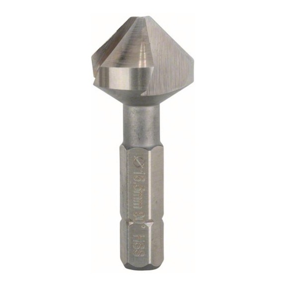 BOSCH Kegelsenker 16,5 mm, M 8, 40 mm, 1/4 inch - Stufen- und Kegelsenker (nicht lösbare Schneiden)
