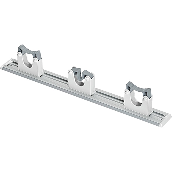 Device bar with 3 clamp holders