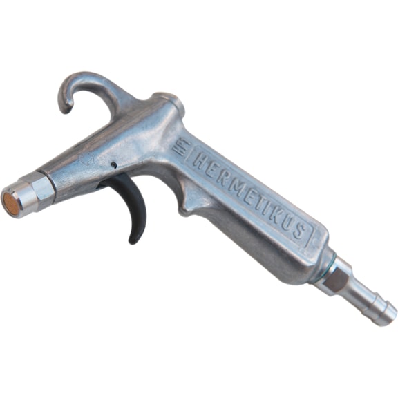 Pistolet air comp BILZ HERMETIKUS HP 1 10mm LM métal léger av buse antibruit HLD - Pistolet de soufflage à air comprimé pneumatique HP 1 avec buse antibruit HLD