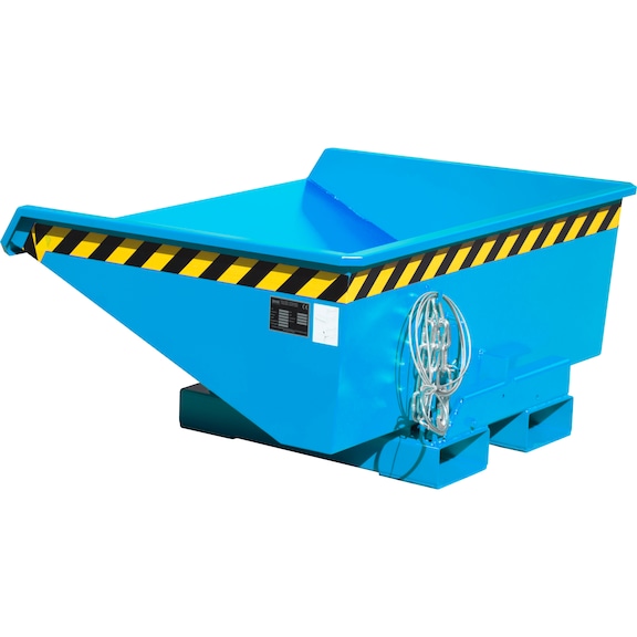 EXPO 225 mini tilting container, colour: Light Blue RAL 5012 - Mini devirmeli konteyner, tip EXPO