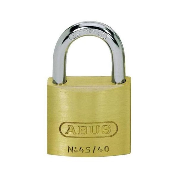 Brass padlocks, model 45/40, different locking - Padlock series 45