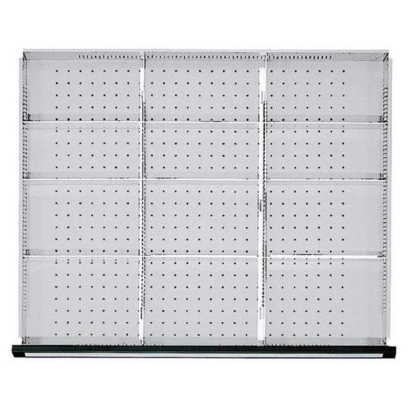 Compartment rails and compartment dividers 12 compartments for 750 x 600 mm drawers