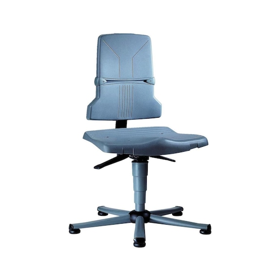 BIMOS werkstoel, Sintec met glijders - SINTEC draaibare werkstoel met glijrails