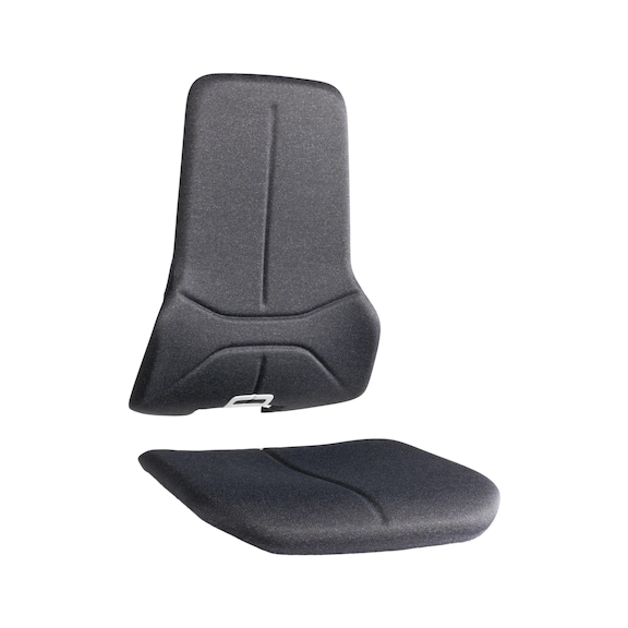 BIMOS cushion, fabric Taff, colour black for swivel work chair NEON - NEON fabric cushion