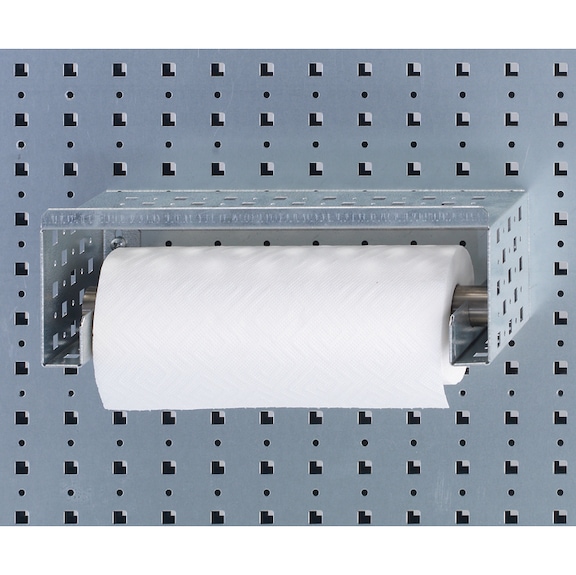 APFEL kağıt rulosu tutucu, galvanizli, delikli metal plaka, galvanizli - Kağıt rulo makarası