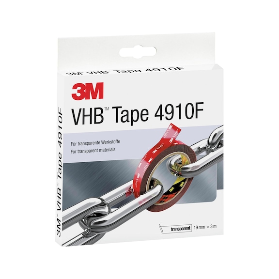 VHB™ double-sided clear heavy-duty adhesive tape 4910F