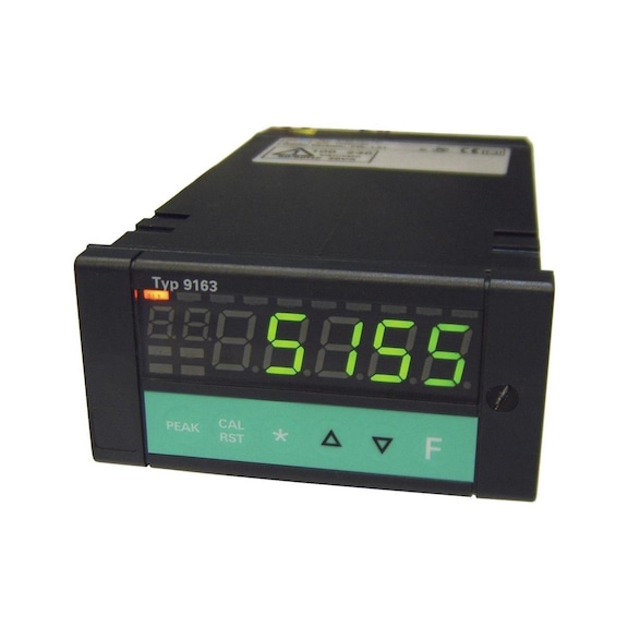 Unidad de indicación METRON MEC-9163 para fuerza, par y sensores (DMS) - Unidad de indicación y medición MEC-9163