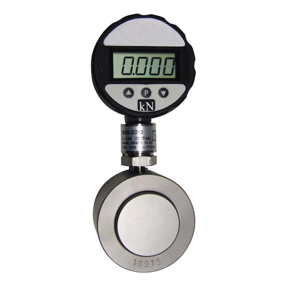 METRON Simplex II force measuring cell, range 0–100&nbsp;kN, 100&nbsp;N, digital - Force measuring cell