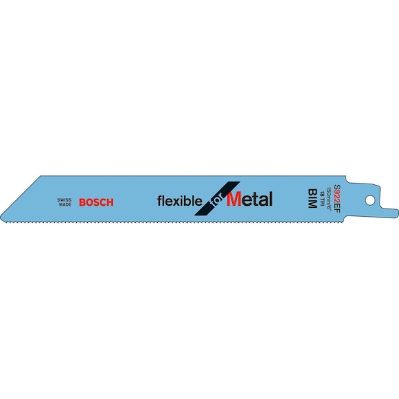 hojas de sierra de vaivén bimetal S 922 EF Flexible para metal