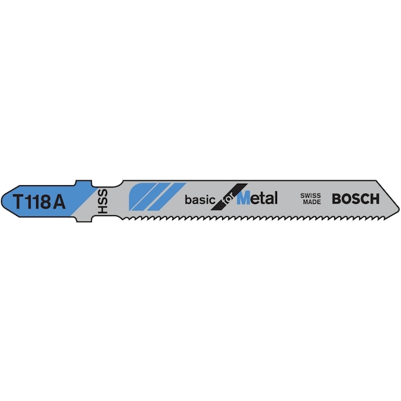 Hojas de sierra de calar HSS T 118 A Basic para metal