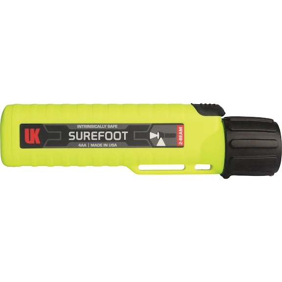 UK 4 AA eLED SUREFOOT torch incl. batteries - Dual-beam safety lamp UK4 AA eLED SUREFOOT