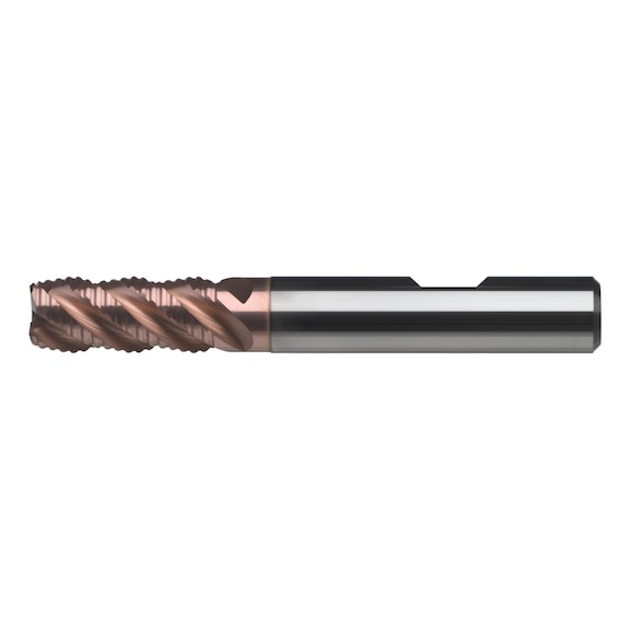Solid carbide roughing cutter