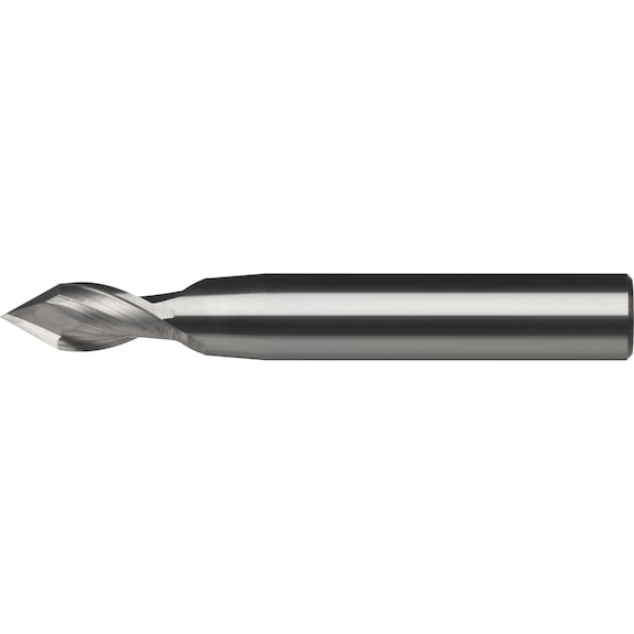 ORION 整体硬质合金倒角铣刀，60 度，直径 = 8.0 毫米，刀柄 DIN6535 HA - 整体硬质合金倒角铣刀
