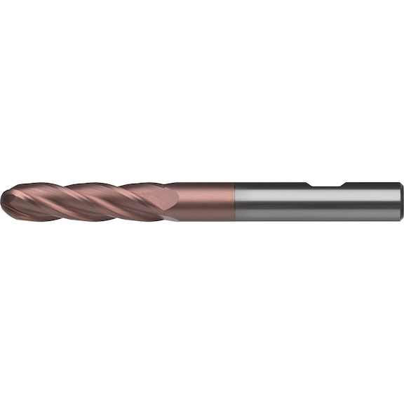 ATORN SC 半径仿形开粗刀，8.0 毫米 TIALN 刀柄，DIN 6535 HB T4 L=40 - 整体硬质合金半径铣刀