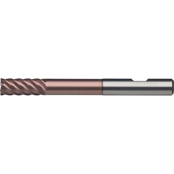ATORN 超整体硬质合金 VA 立铣刀，6.0 x 18 x 62 毫米，DIN 6535 HB 轴 - 整体硬质合金多齿铣刀