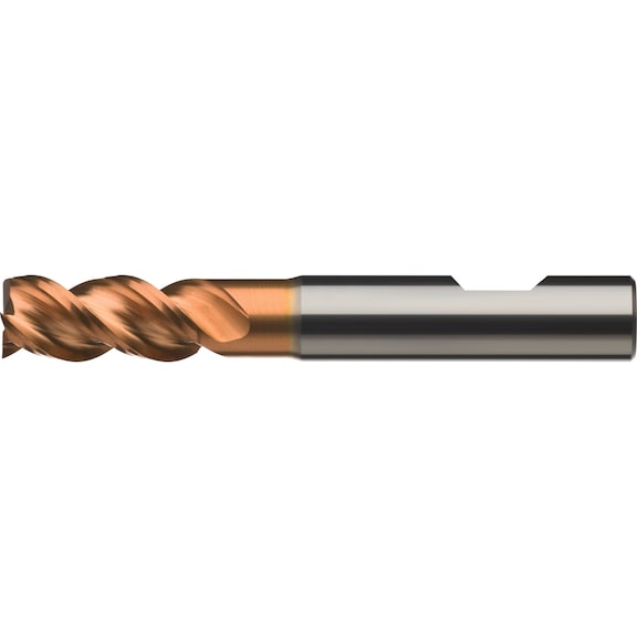 ATORN 整体硬质合金立铣刀 T3 HB，5.0 x 15 x 18 x 57 毫米，有涂层 - 整体硬质合金立铣刀