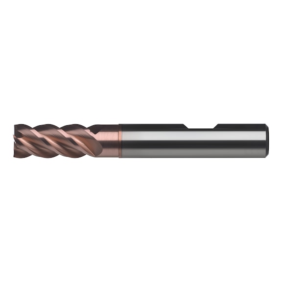 ATORN 整体硬质合金立铣刀，4 刃，2 mm，TIALN 刀柄 DIN 6535HB - 整体硬质合金立铣刀