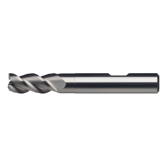 ATORN 整体硬质合金方形端铣刀，T=3 短型 8.50 mm 刀柄 DIN 6535 HB - 整体硬质合金立铣刀