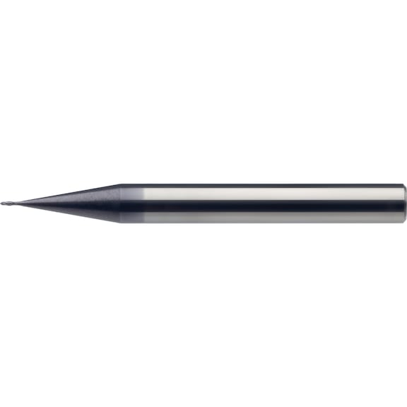 ATORN SC 小型半径铣刀，直径 0.8 x 1.8 x 40 毫米 T = 2 RT52 - 整体硬质合金小型半径铣刀