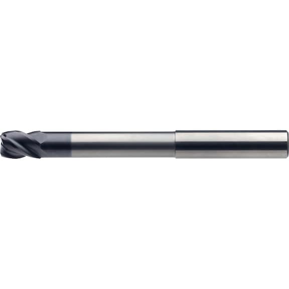 ATORN SC 环面铣刀，长款，直径 5.0x9x32x75 毫米，r 0.5 毫米，T=4 RT52 - 整体硬质合金环面铣刀