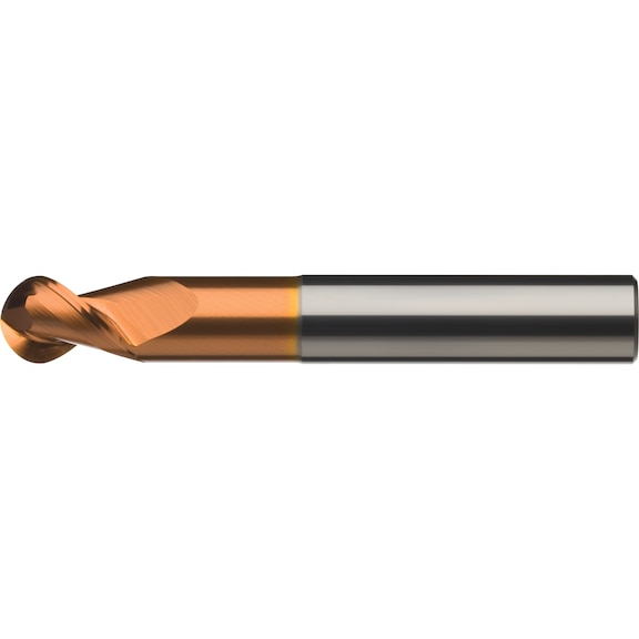 ATORN 整体硬质合金半径铣刀，T2 HA，50 x 8 x 18 x 54 毫米，有涂层 - 整体硬质合金半径铣刀