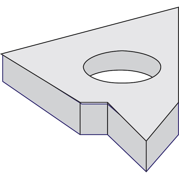 ATORN Unterlegplatten für Gewindedrehhalter AI 16 +1,5 - Unterlegplatten für Gewindedrehhalter