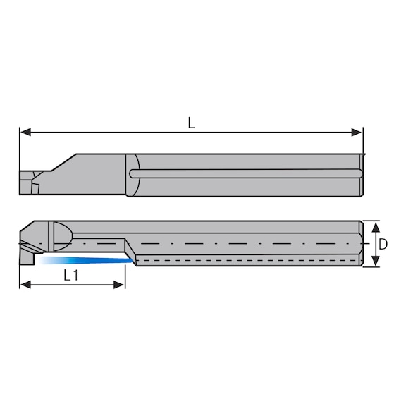 ATORN 小型刀片 AGR，7.0 毫米，B1.0 L30 HC5615 - 小型刀片，AG 型 HC5615