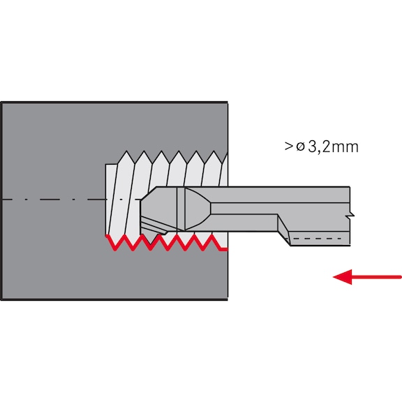 ATORN Mini-Schneideinsatz AIL 3,0mm L15 A60 HC5640 - Miniaturschneideinsatz Typ AI HC5640