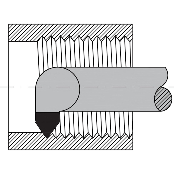 Outil de taraudage interne ORION, 60°, carbure, carré, 20mm x&nbsp;20mm P25/30&nbsp;R - Outil à fileter, intérieur, 60°, à revêtement carbure, carré