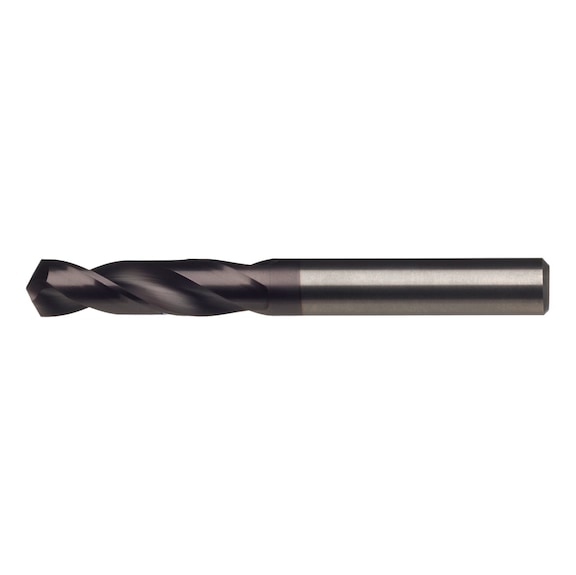twist drill bit, solid carbide TiAlN, type N 3xD without internal cooling