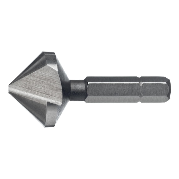 Conical countersink, 90°, HSS, with bit holder