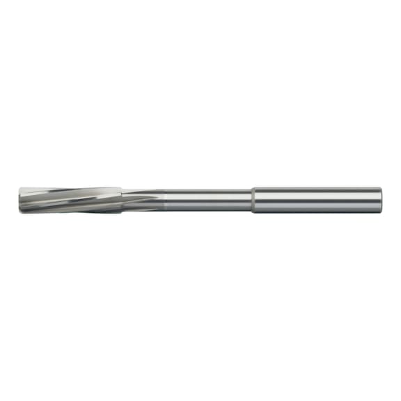 NC machine reamer, solid carbide with universal shank