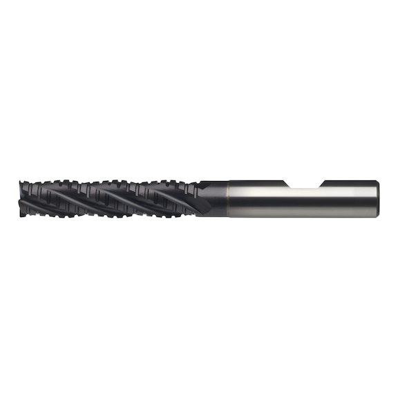 ORION 立铣刀 PM TiCN+TiN，NF 型，10.0 mm，DIN 844B/长型，DIN 1835B 刀柄 - HSSE PM 开粗刀和精切刀