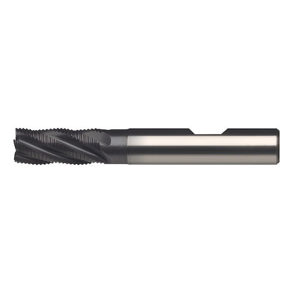 ATORN 立铣刀 HSSE PM TiAlN，16.0 毫米，NR 型，DIN 844，短款 - HSSE PM 开粗刀和精切刀