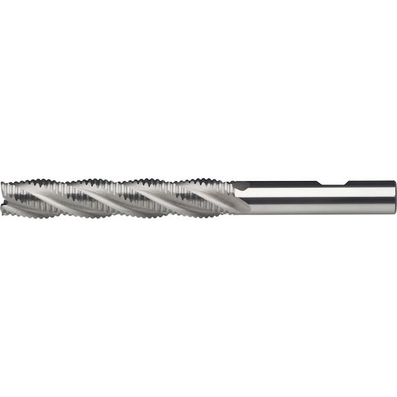 ORION 立铣刀 HSSE5 NR，加长款，14.0 x 80 x 137 毫米 DIN 1835B 轴 - 开粗刀，HSSE Co 5