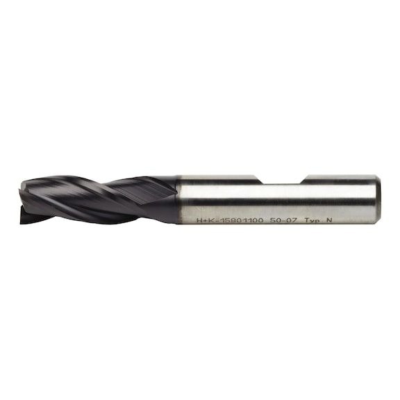 ORION 方形端铣刀 PM TiCN+TiN，N 型，20.0 毫米，DIN 844B/短款，DIN 1835B 刀柄 - HSSE PM 立铣刀
