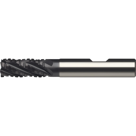 ORION 立铣刀 PM TiCN+TiN，NF 型，10.0 mm，DIN 844B/短型，DIN 1835B 刀柄 - HSSE PM 开粗刀和精切刀