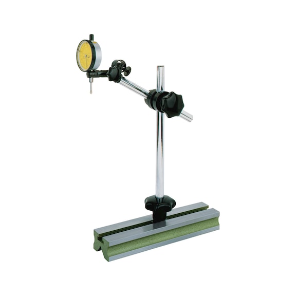 Soporte de medición ORION 300 x 16 mm con base de fundición de hierro prismática - Soporte de medición