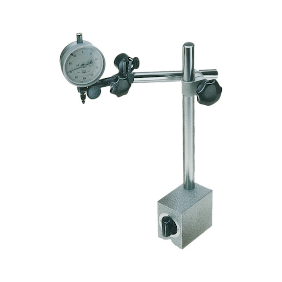 magnetic measuring stand, height 285&nbsp;mm, without dial gauge - Measuring stand