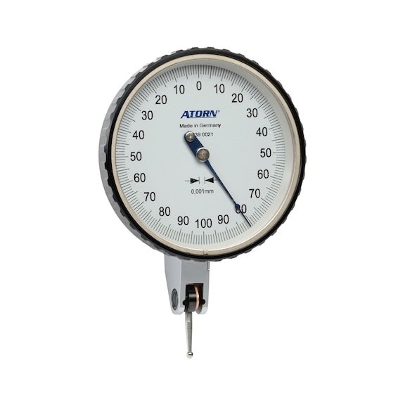ATORN szögtapintós mérőóra, 0,001&nbsp;mm skálao., 58&nbsp;mm-es gyűrű, 12,8&nbsp;mm mérőb.h. - Szögtapintós mérőórák