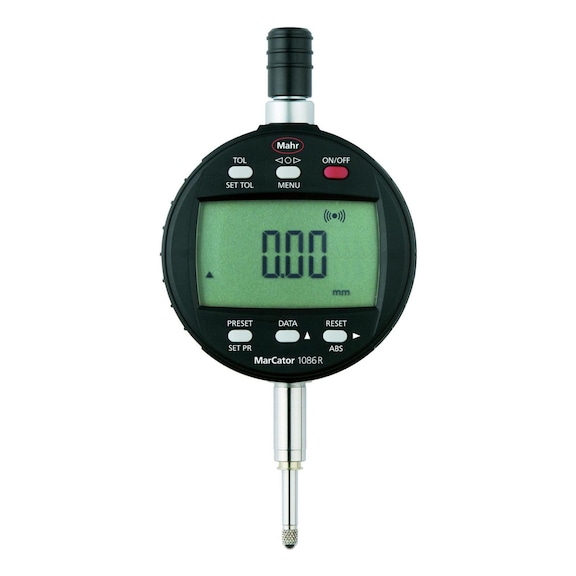 Reloj comparador digital MAHR 1086 Ri MarCator 12,5&nbsp;mm/0,5 pulgadas, 0,01 - Reloj comparador electrónico